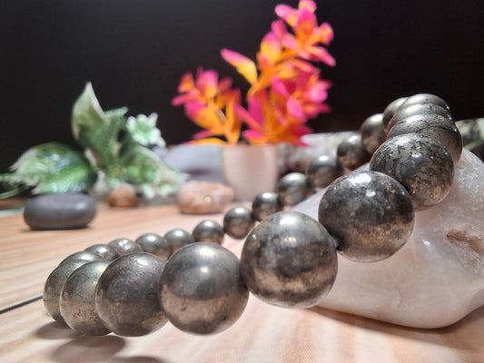 Pyrite Bracelet – Wealth, Luck & Protection Crystal Bracelet