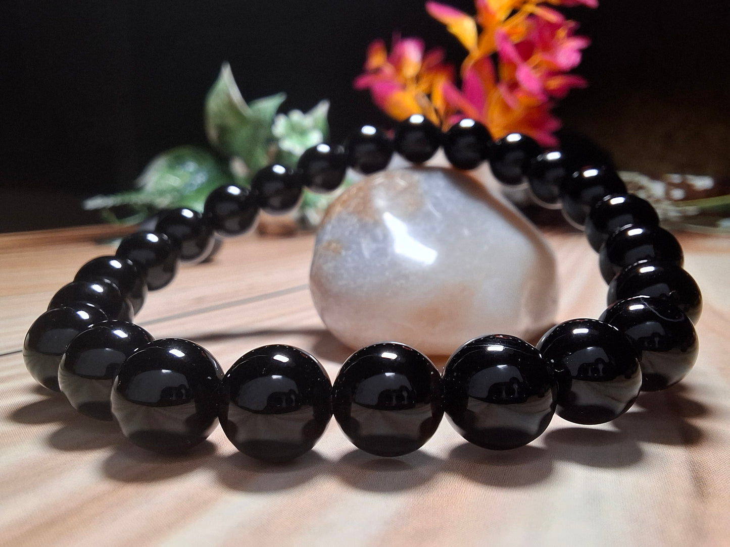 Black Tourmaline Bracelet | Protection & Negative Energy Shield