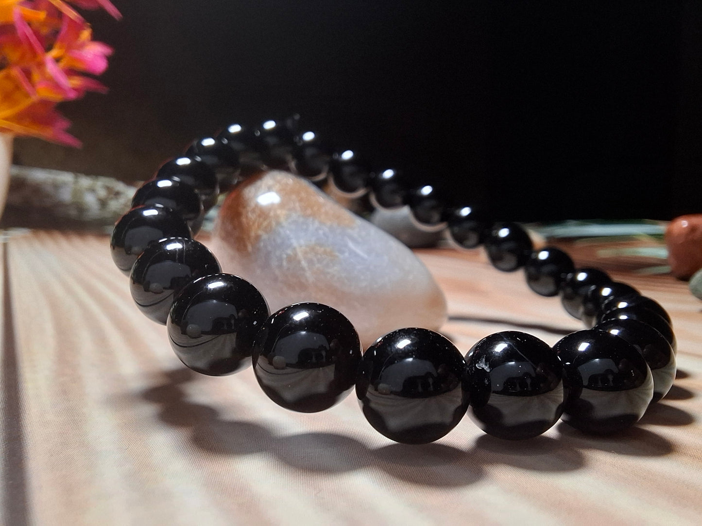 Black Tourmaline Bracelet | Protection & Negative Energy Shield