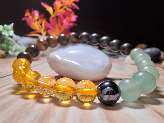 Money Attract Bracelet – Wealth, Prosperity & Abundance Crystal Bracelet