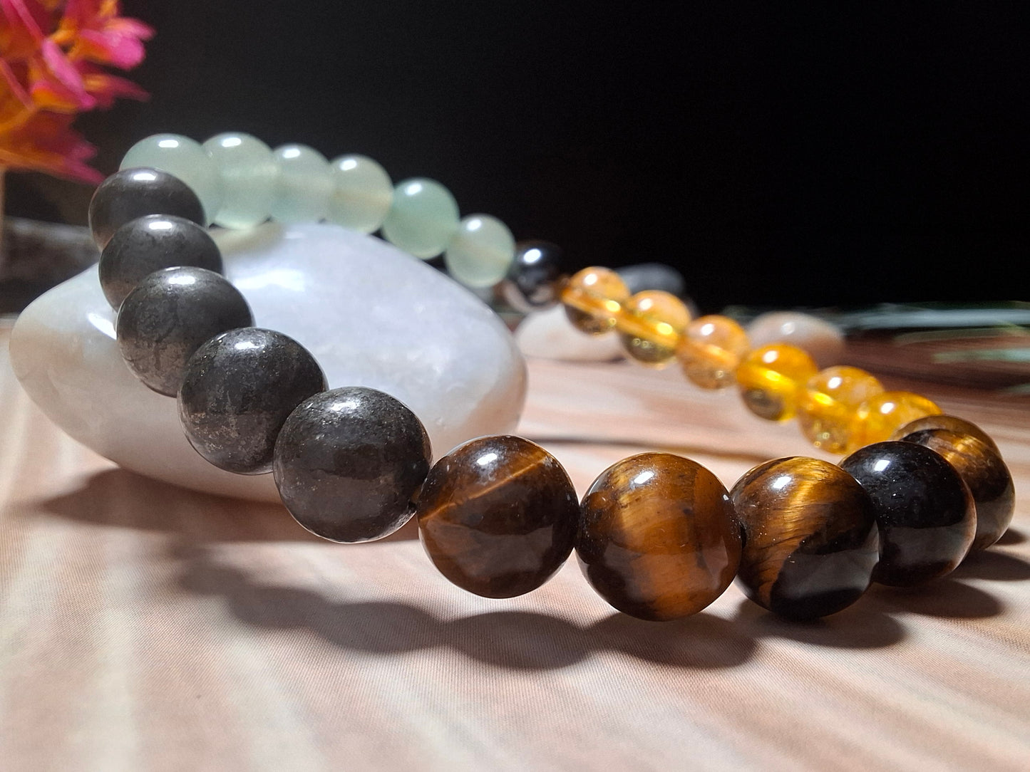 Money Attract Bracelet – Wealth, Prosperity & Abundance Crystal Bracelet