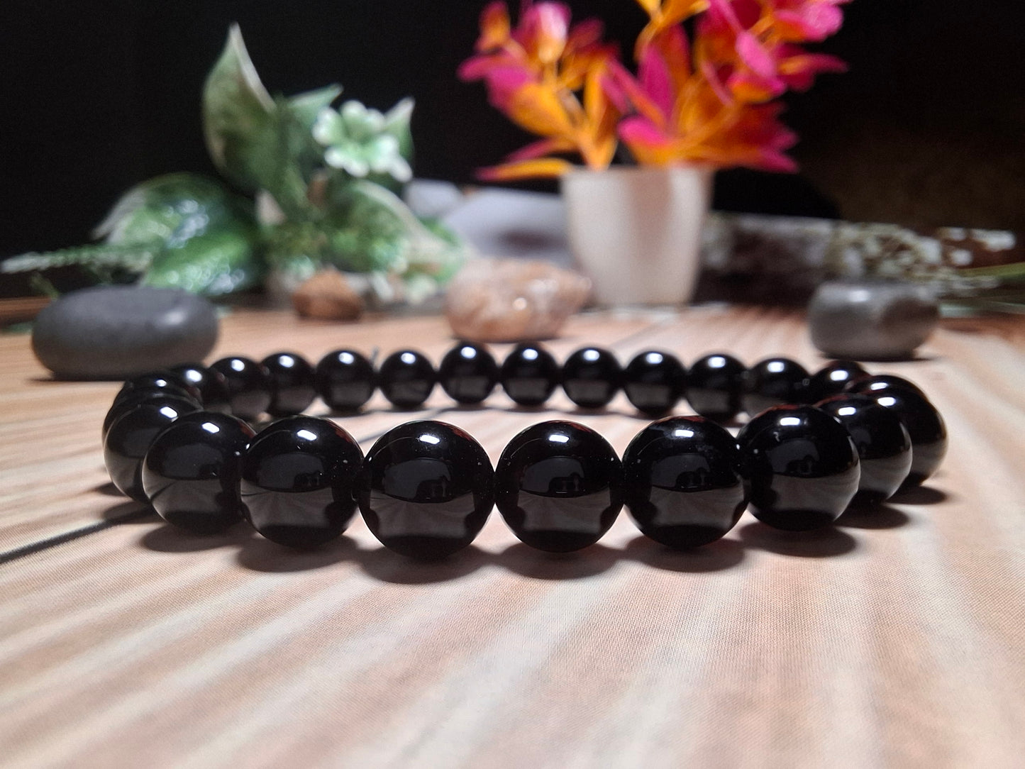 Black Tourmaline Bracelet | Protection & Negative Energy Shield