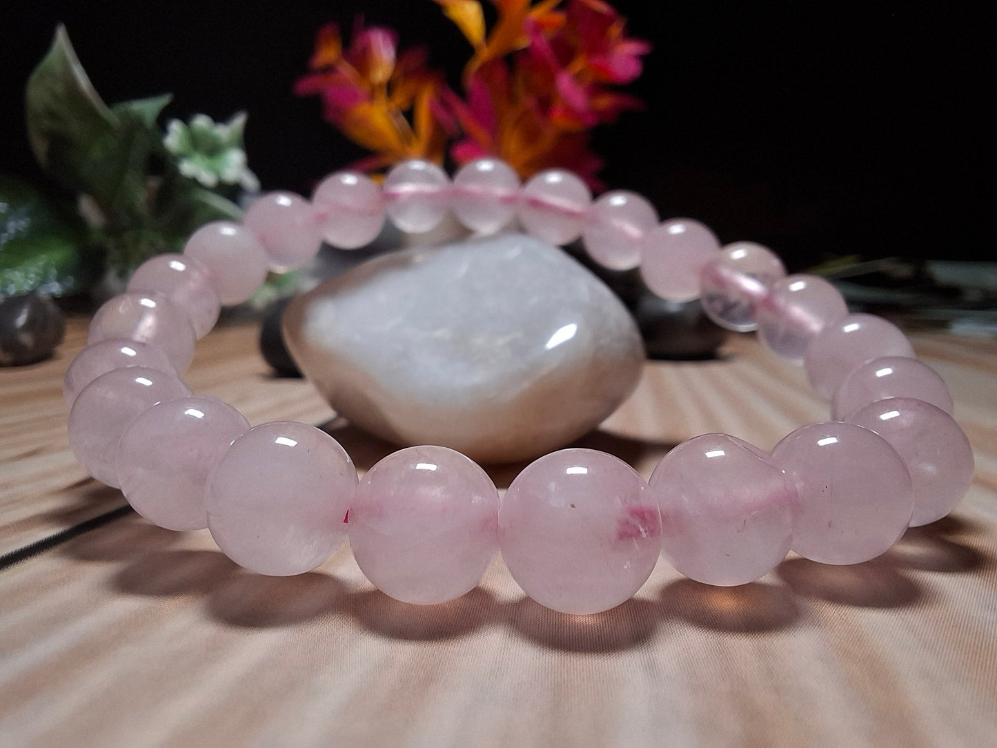 Rose Quartz Love & Relationship Bracelet | Attraction, Healing & Heart Connection