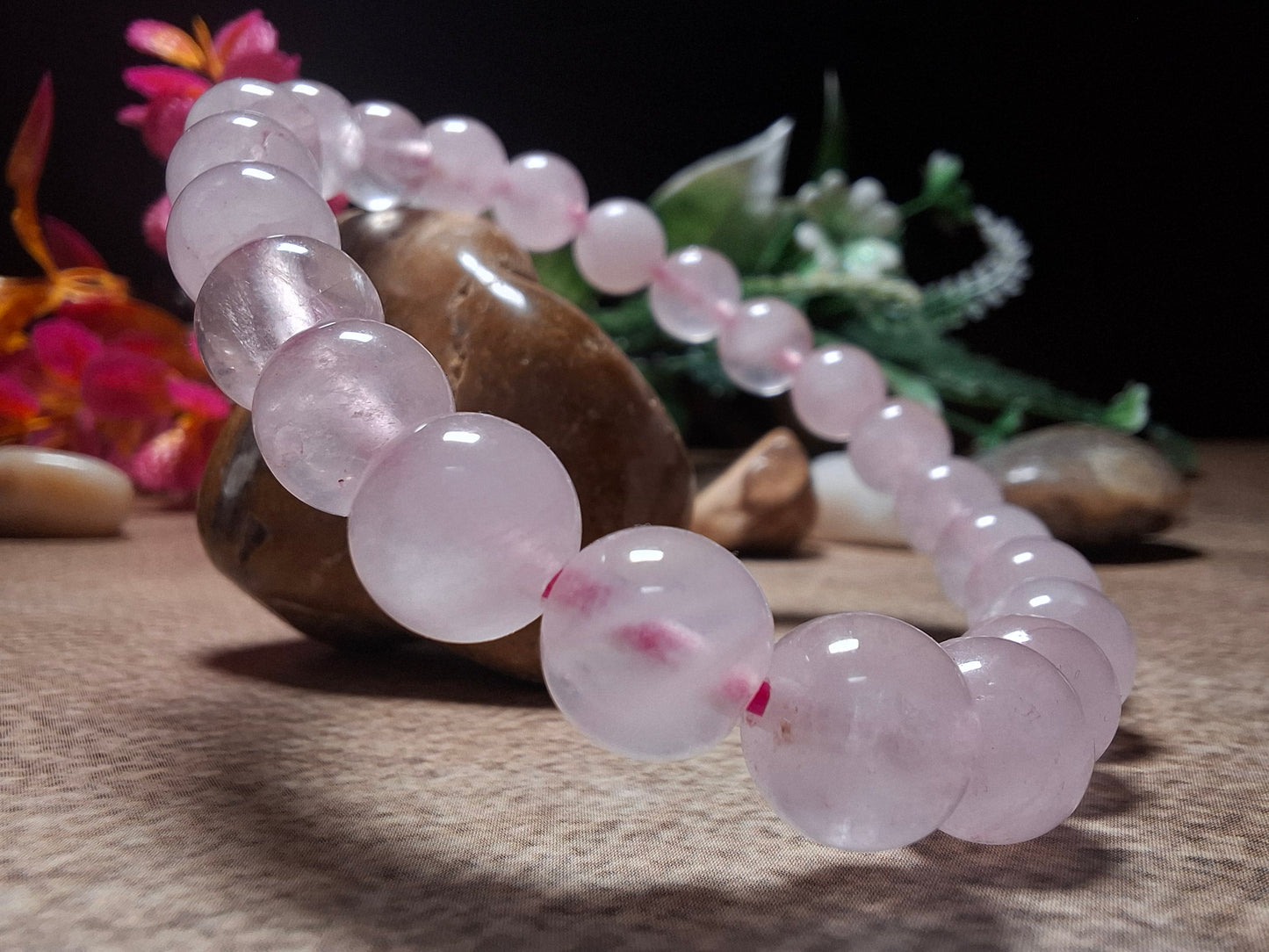 Rose Quartz Love & Relationship Bracelet | Attraction, Healing & Heart Connection