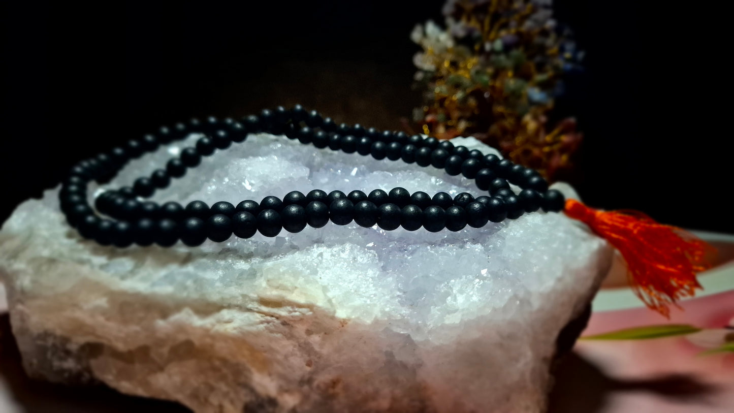Original Karungali Mala with Free Powerful Trishool Bracelet