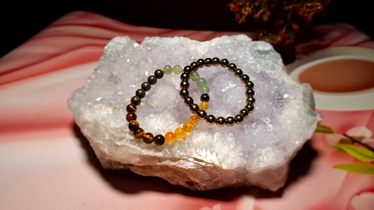 Money Magnet Bracelet + Golden Pyrite Bracelet – BUY 1 GET 1 Combo Offer