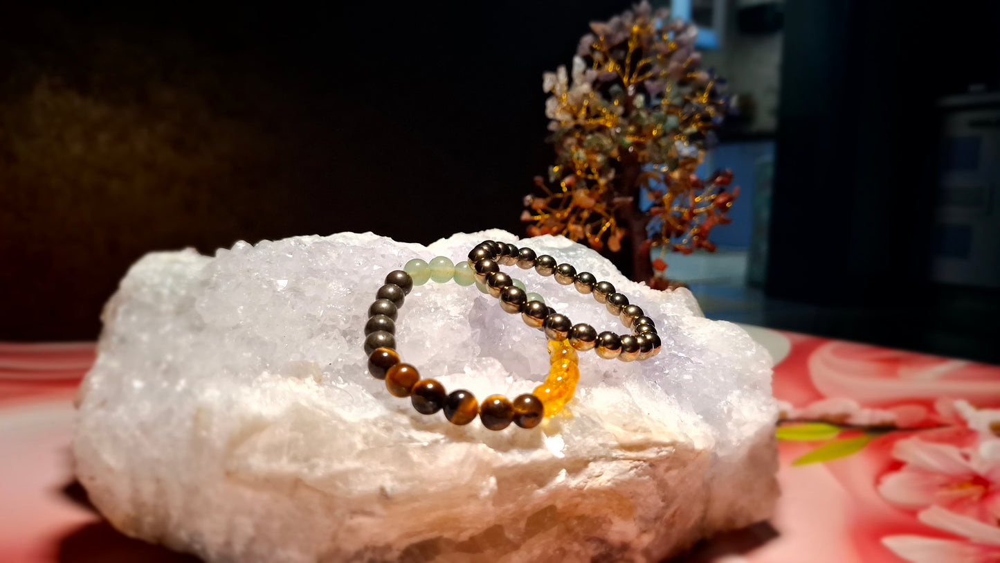 Money Magnet Bracelet + Golden Pyrite Bracelet – BUY 1 GET 1 Combo Offer