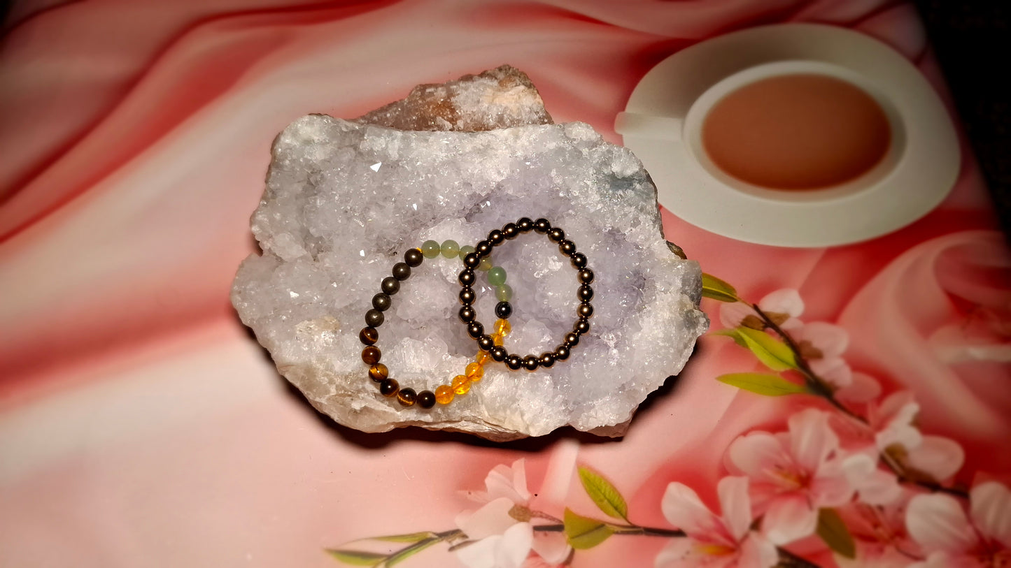 Money Magnet Bracelet + Golden Pyrite Bracelet – BUY 1 GET 1 Combo Offer