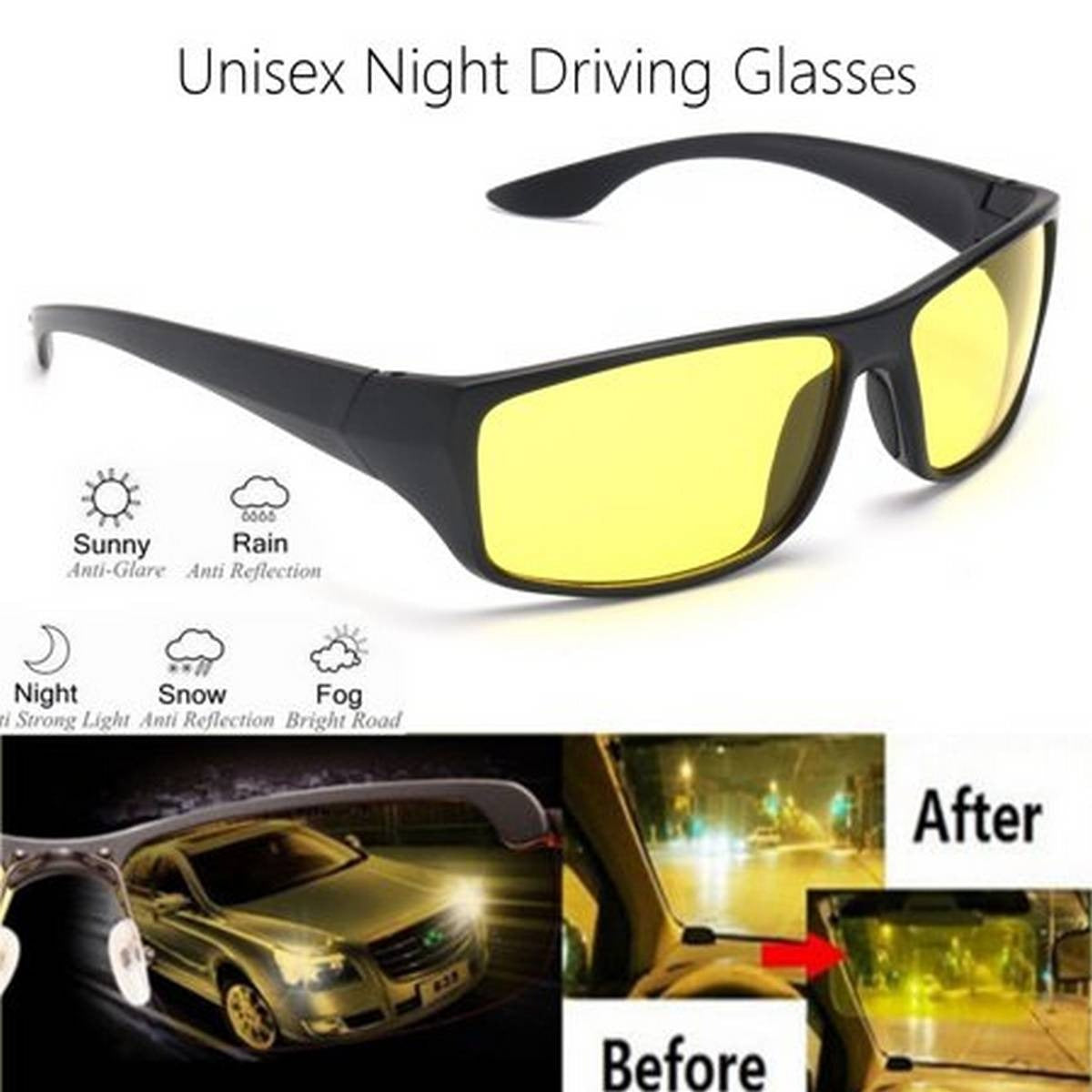 HD Day & Night Vision Glasses