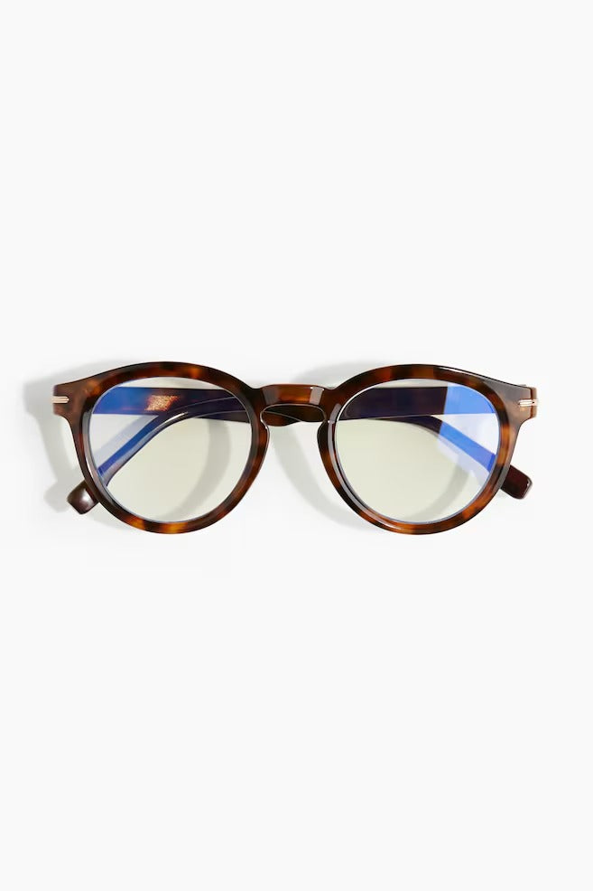 Blue Light Blocking Glasses – Beige Tortoiseshell Pattern (Men)