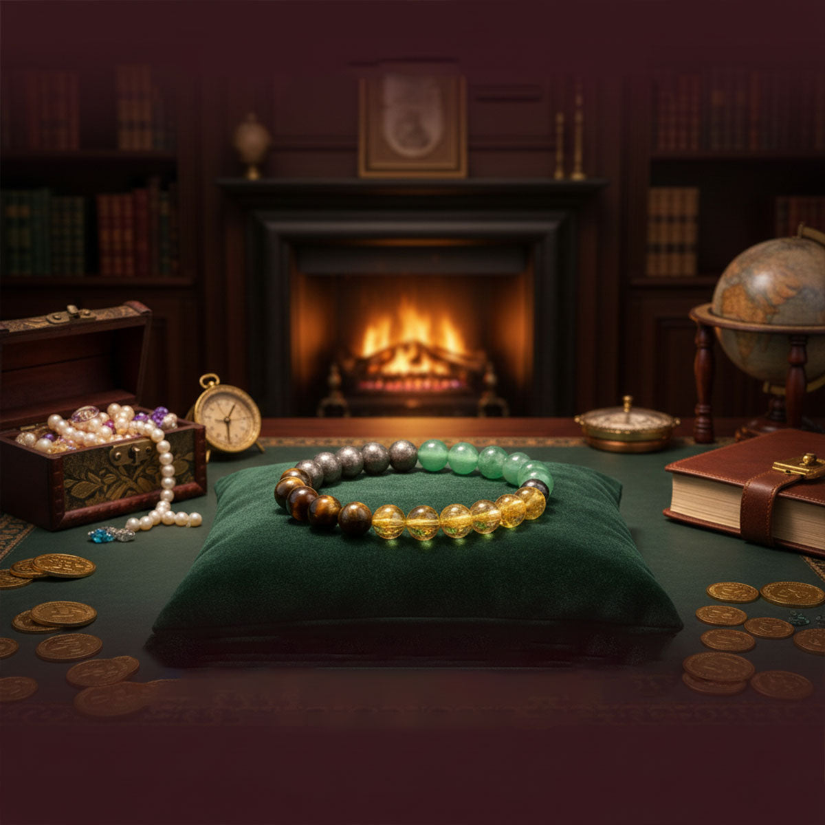 Money Attract Bracelet – Wealth, Prosperity & Abundance Crystal Bracelet