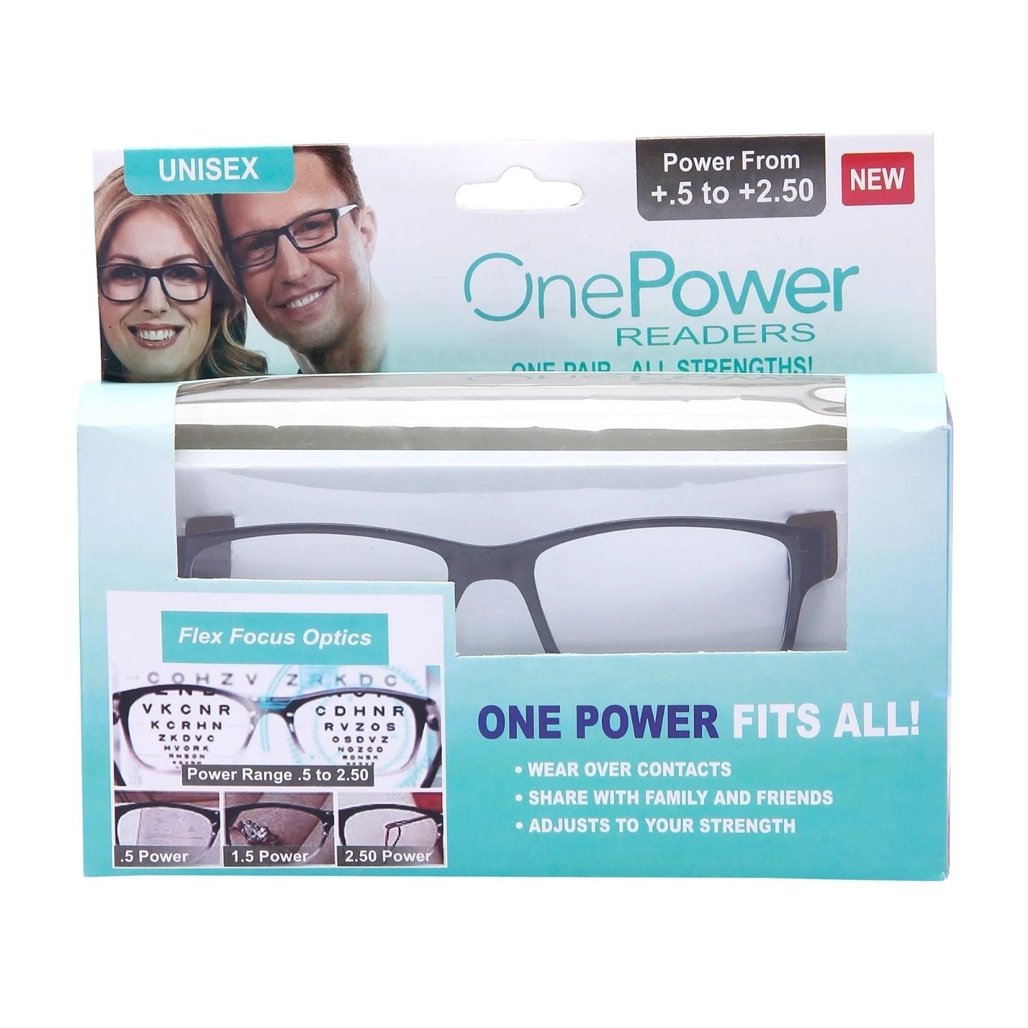 One Power Reading Glass – Buy 1 Get 1 Free!