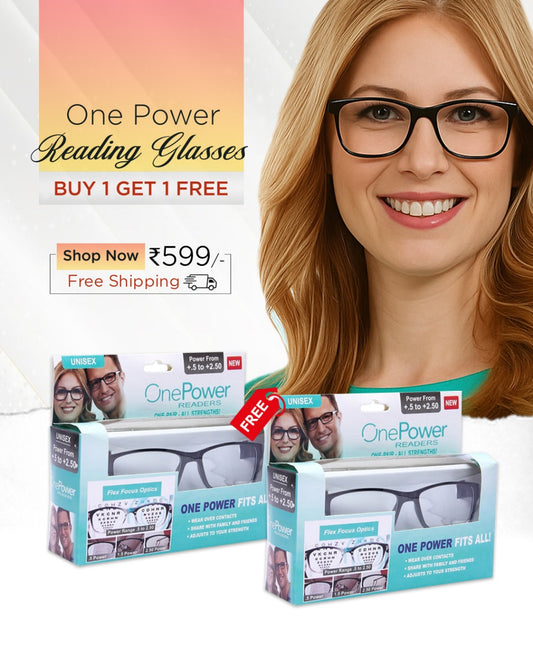 One Power Reading Glass – Buy 1 Get 1 Free!