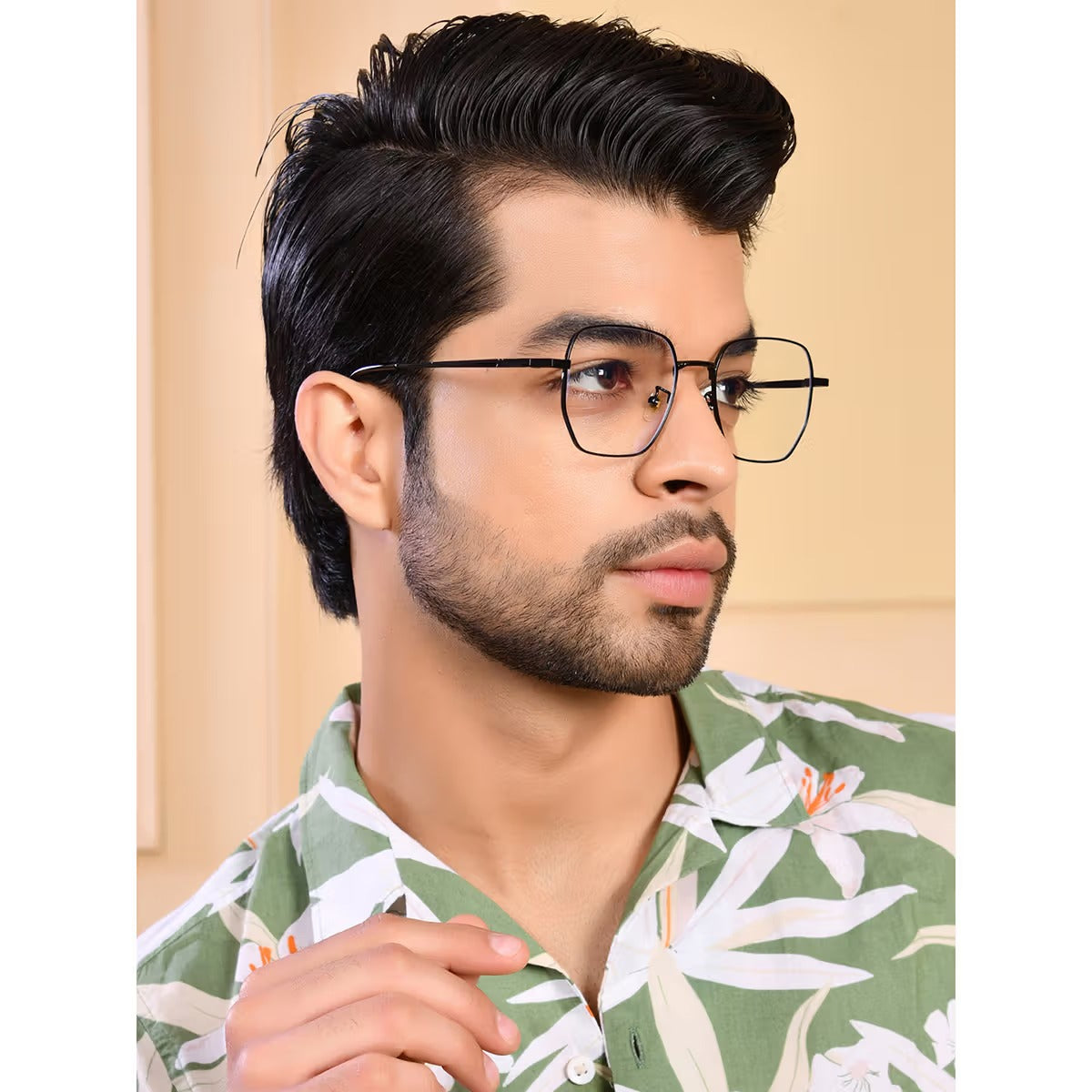 Royal Son Polygon Spectacles Frame – Blue Ray Cut Lens (Men & Women)